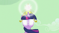 Twilight goes into the Avatar State.