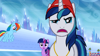 Shining Armor is not amused.