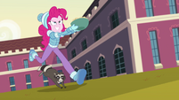 Pinkie Pie running with bowl of potatoes EGHU