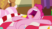 Pinkie Pie wailing on her bed MLPBGE