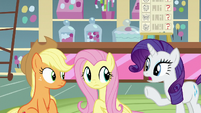 Rarity "buying pillows and blankets" S8E2