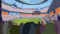 Stadium field distance shot S4E24