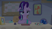 Starlight Glimmer sitting in the dark S9E11