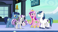 Aren't going to name her, Cadance?