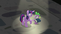 Twilight and Spike pleased with EEA's decision S8E1