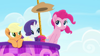 Applejack's hat flies off of her head MLPRR