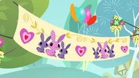 Banner showing bunnies S4E14