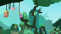 Chrysalis touches a bottle S5E26