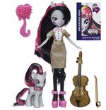 Octavia Melody Equestria Girls Rainbow Rocks doll and pony set