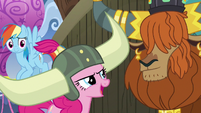 Pinkie Pie "now I can officially horn-bump!" S7E11