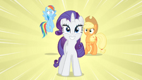 Rarity does. And I can think of one more who came with you!