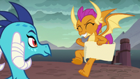 Smolder pumps her fist in victory S9E3