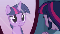 Twilight pony in the mirror EG