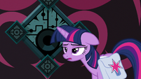 Twilight sighing with exhaustion S8E25