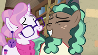 Bookstore ponies laughing at Starlight S8E8