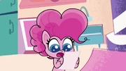 Pinkie gets disqualified from the Juggernaut, but she gets a second chance in the spin-off show.