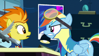 Rainbow Dash strongly disagrees with Spitfire S3E07