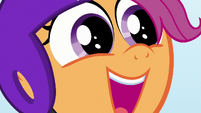 Scootaloo becoming super excited S7E7