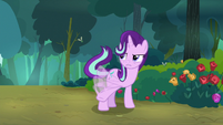 Starlight Glimmer swatting bugs away S8E13