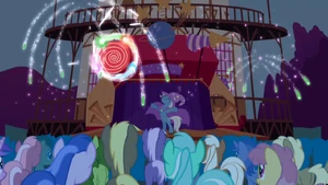 Trixie no palco T01E06