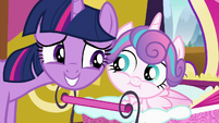 Twilight and Flurry Heart cheek to cheek S7E3