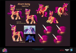 Alicorn Sunny concept art by Lea Dabssi