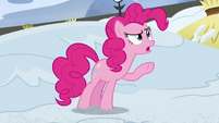Pinkie Pie "how did you breathe in there?!" S7E11