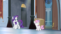 Rarity confronting Sweetie Belle S4E19