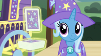 Trixie cutely shaking her head S7E24