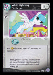 White Lightning, Flip Flapper card MLP CCG