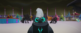 Grubber looking blankly at Tempest MLPTM