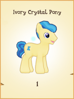 Ivory Crystal Pony MLP Gameloft