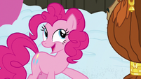 Pinkie "thought we'd hit a diner on our way back" S7E11