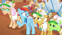 Rainbow "fancy suites and rollercoaster rides?" S8E5