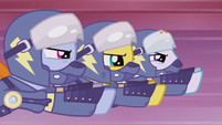Rainbow Dash and Wonderbolts fly into battle S5E25