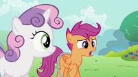 Sweetie Belle and Scootaloo Sad S2E6