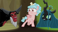 Tirek and Chrysalis exclude Cozy from song S9E8