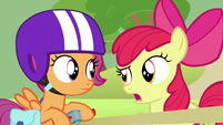 Apple Bloom suggesting "a Pegasus chariot?" S7E7