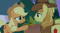 Applejack has confidence in Braeburn S9E17