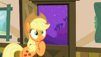 Applejack in deep thought S3E8