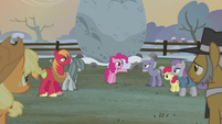 Pinkie Pie "it's tradition to raise a flag" S5E20