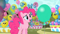 Pinkie Pie talking to balloon Discord S2E01