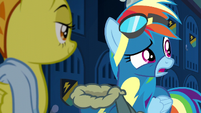 Rainbow confused by Soarin's nickname S6E7