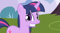 Twilight's awkward smile S1E1