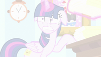 Twilight Sparkle in a white camera flash S8E16