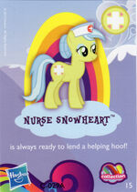 English monolingual version of mystery pack wave 9, card 15 of 24: Nurse Snowheart