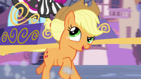 Applejack "you're not goin' back to Canterlot yet" S7E9