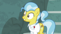 Dr. Fauna looking very worried S9E18