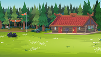 Legend of Everfree background asset - Camp Everfree grounds