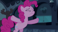 You know, Pinkie. It would be less dark if you open your eyes.